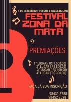 Festival de Música da Zona da Mata busca revelar talentos 