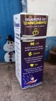 Artesão de Rolim de Moura cria geladeira do Conhecimento  