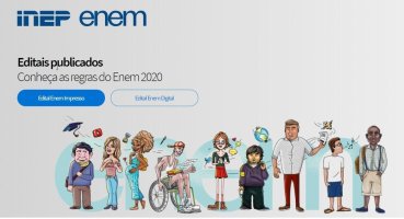 Inscrições para o Enem 2020 começam nesta segunda-feira