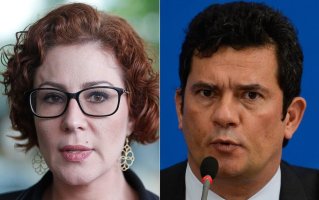 Deputada Carla Zambelli propôs a Moro acertar com Bolsonaro vaga de ministro no STF;...