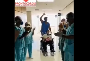 Idoso de 102 anos se recupera da Covid-19 e recebe alta em Porto Velho; veja o vídeo