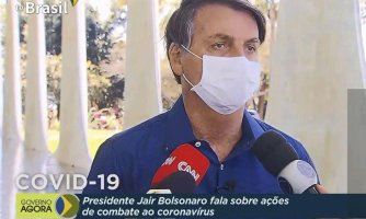 Bolsonaro diz que seu exame para covid-19 deu positivo