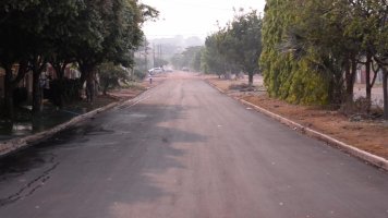 Prefeitura realiza recapeamento em trecho da Avenida Florianópolis, no centro de Rolim...