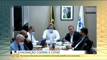 Prefeitos dizem que Pazuello anunciou início da vacinação em todo o país para o dia...