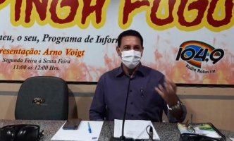 Em entrevista, Aldo Júlio diz que secretário de saúde Roberto Fuji foi internado com...