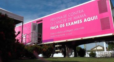 Em Rolim de Moura, mais de 100 mamografias foram realizadas na Carreta da Prevenção