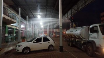 Prefeitura e Águas de Rolim retomam ações de sanitização em espaços de grande...