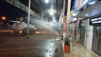 Prefeitura e Águas de Rolim fará sanitização em pontos comerciais hoje às 18h30