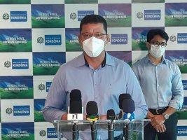 Marcos Rocha diz ver redução no nº de contágio por covid-19 e que donos de bares...