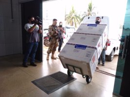 Rondônia recebe 27,7 mil doses de vacinas AstraZeneca e CoronaVac contra Covid-19