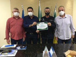 Rolim de Moura: PM recebe menção honrosa da prefeitura por apoio nas ações de combate...