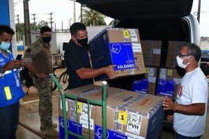Rondônia recebe mais de 71,5 mil doses de vacinas contra covid-19
