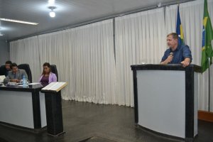 Secretário de Obras explica planejamento da SEMOSP na câmara de vereadores de Rolim de...