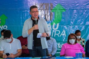 Coronel Marcos Rocha visita obras dos projetos “Tchau Poeira” e “Governo na...
