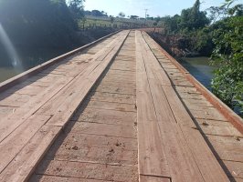 Prefeitura de Rolim de Moura anuncia conclusão da ponte da linha 200 lado norte 