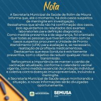 Em Rolim de Moura há dois casos suspeitos de meningite, diz secretaria de saúde