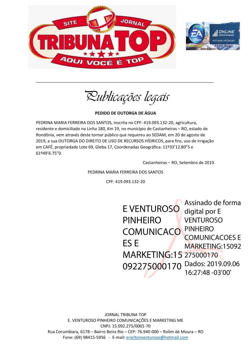 PUBLICAÇÕES 