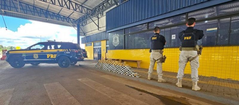 PRF em Rondônia apreende cerca de 200 kg de entorpecentes