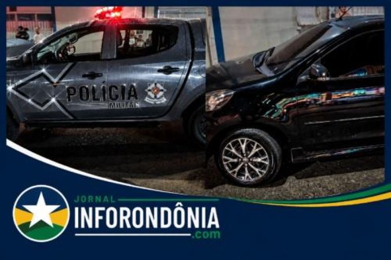 Homem é preso após colidir com viatura da PM e fugir em RO