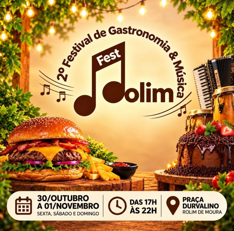 O melhor da música e gastronomia de Rolim!