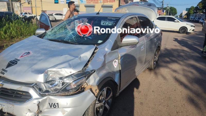Câmera registra colisão que deixou duas pessoas gravemente feridas em Porto Velho Câmera registra colisão que deixou duas pessoas gravemente feridas em Porto Velho