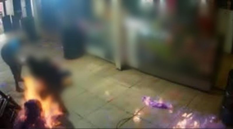 Namorado joga álcool e incendeia o corpo de mulher por ciúmes Namorado joga álcool e incendeia o corpo de mulher por ciúmes
