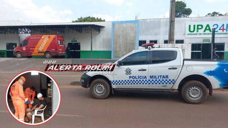 Homem fratura braço ao ser agredido a socos e pauladas no bairro Beira Rio, em Rolim de Moura Homem fratura braço ao ser agredido a socos e pauladas no bairro Beira Rio, em Rolim de Moura