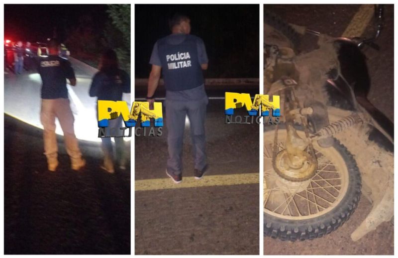 Motociclista morre atropelado por viatura da Polícia Federal em RO Motociclista morre atropelado por viatura da Polícia Federal em RO