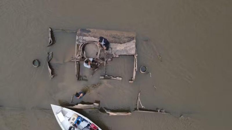 Seca do Rio Madeira revela navio do Século XIX que naufragou no Amazonas Seca do Rio Madeira revela navio do Século XIX que naufragou no Amazonas