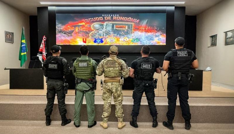 Polícia Civil e Ministério Público deflagram operação "Escudo de Rondônia" Polícia Civil e Ministério Público deflagram operação "Escudo de Rondônia"