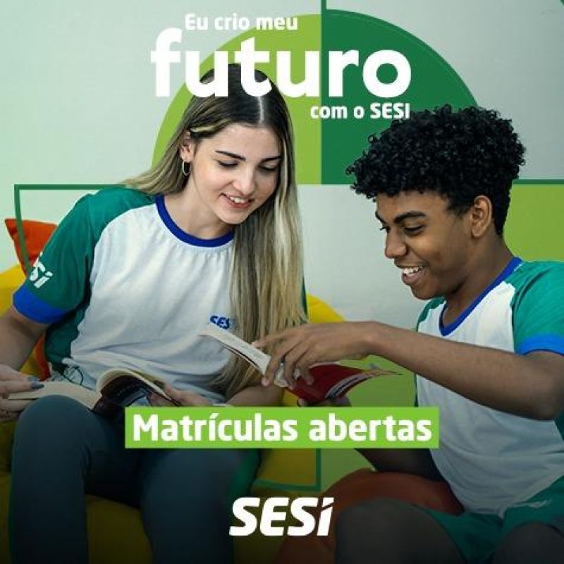SESI-RO abre matrículas para alunos novos em 2026 SESI-RO abre matrículas para alunos novos em 2026