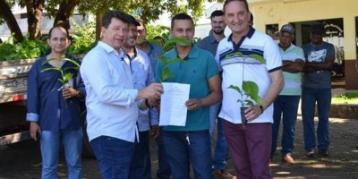 Rolim de Moura: Agricultores familiares recebem mudas de Café Clonal