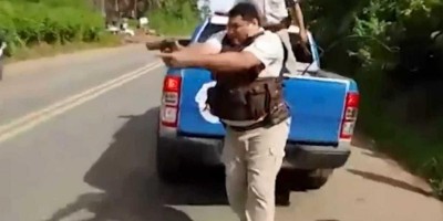 Policial atira em meio a protesto de caminhoneiros na Bahia