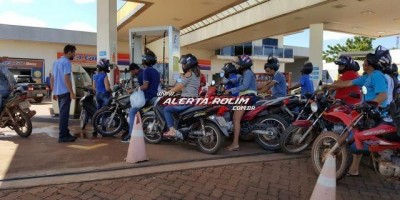 Rolim de Moura começa a ter falta de combustível e gás