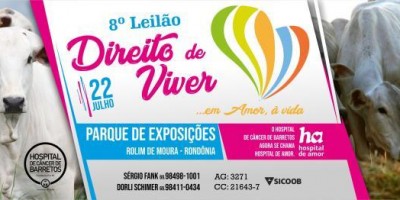 8º Leilão Direito de Viver acontece no dia 22 de julho
