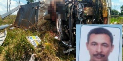 RO: Caminhoneiro morre em capotamento na BR-435