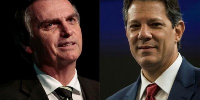 Datafolha: Jair Bolsonaro 56% e Fernando Haddad 44%