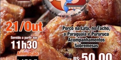 Rolim de Moura: 1º Porco & Cia acontece no dia 21 de outubro