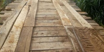 Recuperada ponte da linha 168 em Rolim de Moura