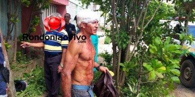 Sobrinho invade residência e ataca tio a golpes de facão