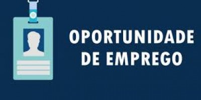 OPORTUNIDADE DE EMPREGO 