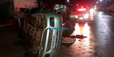 PORTO VELHO: Dois capotamentos em menos de seis horas 