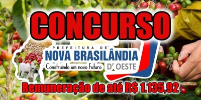 NOVA BRASILÂNDIA: Prefeitura abre processo seletivo