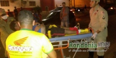 Rolim de Moura- Pai e filho são atropelados por motociclista