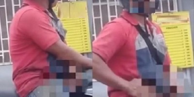 JARU: Tarado em motocicleta mostra órgão sexual para aluna