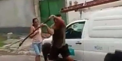 Homem quebra carro da Light após ter luz cortada 