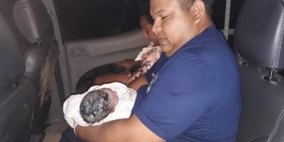 Bebê nasce dentro de viatura da PM em Rondônia