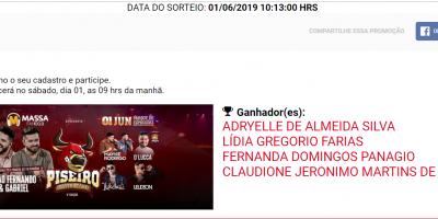 PISEIRO UNIVERSITÁRIO: SORTEIO REALIZADO COM SUCESSO 