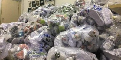 Polícia apreende no Rio carga de calçados falsificados