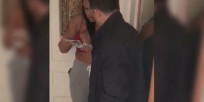 Travesti presa após bater em homem